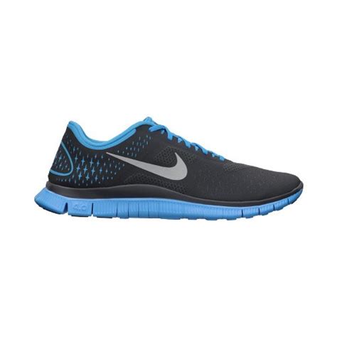 nike free schwarz blau herren